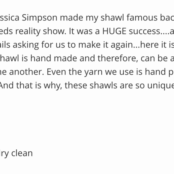 Cotton “Jessica” shawl - Picture 2 of 3